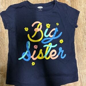 Old Navy 4T Big Sister Tee
